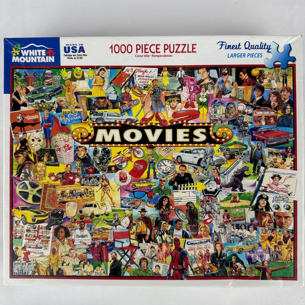 White Mountain “Movies” 1000 Piece Puzzle